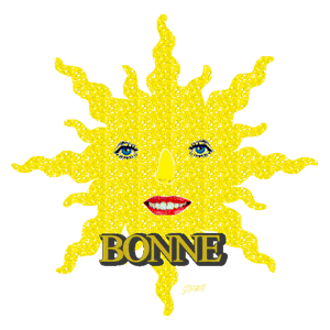 Gif animé bonne journée soleil